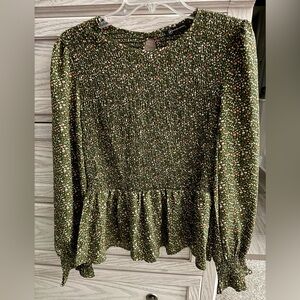 Babydoll Long Sleeve Blouse